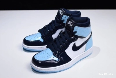 UNC   Leather Patent Air Chill 5415 Jordan Trendsetting CD0461- 1 Blue 336 0630